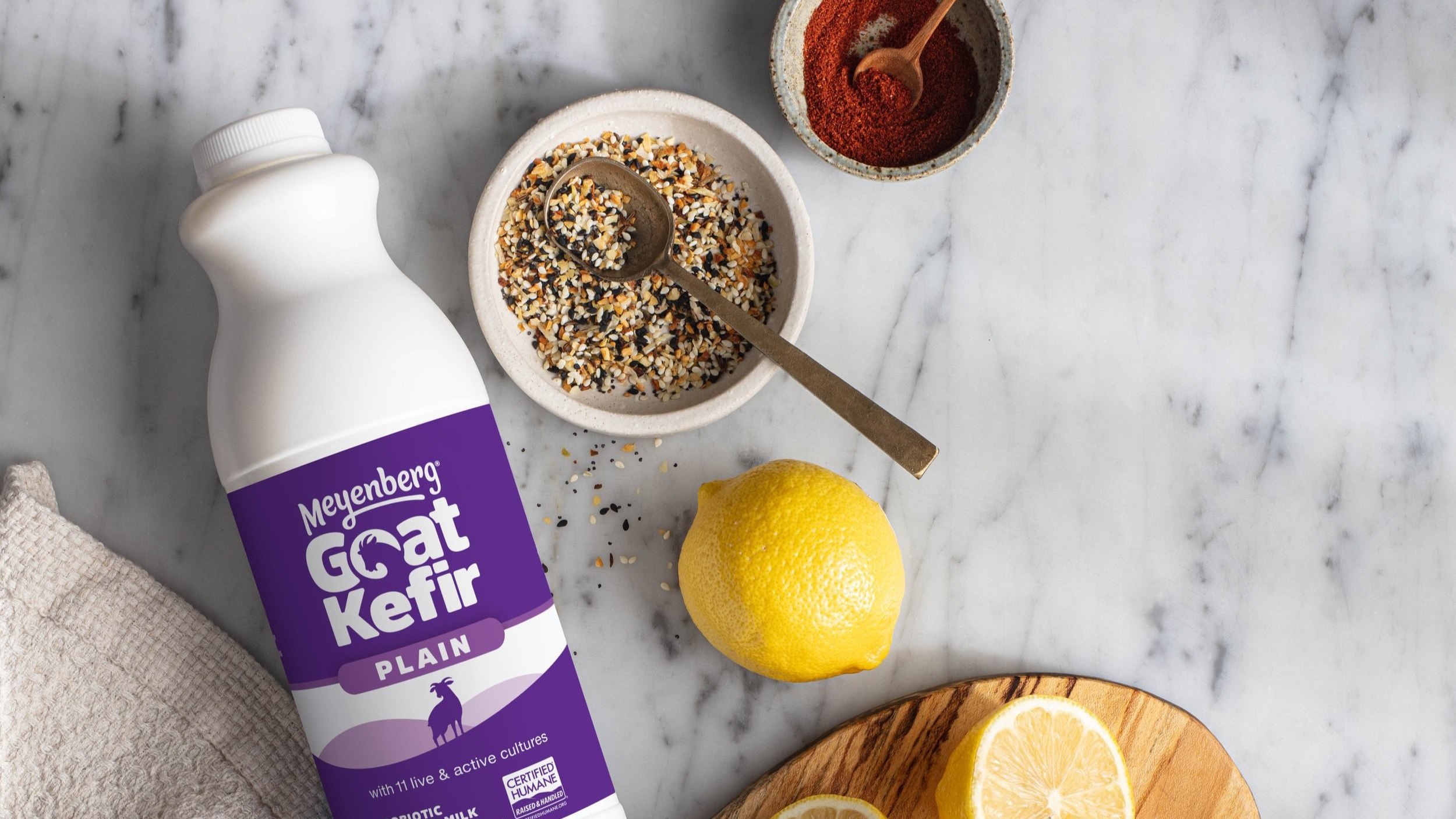 Everything-But-The-Bagel Goat Kefir Sauce