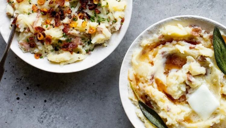 Savory Mashed Potatoes with Goat Milk Butter