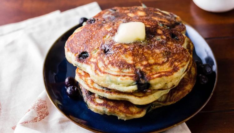Blueberry Kefir Pancake