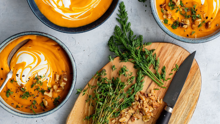 Meyenberg Recipe: Carrot Ginger Soup with Goat Milk (Header)