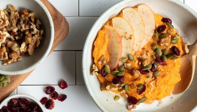 Meyenberg Goat Milk Recipe Breakfast Sweet Potato Breakfast Bowl