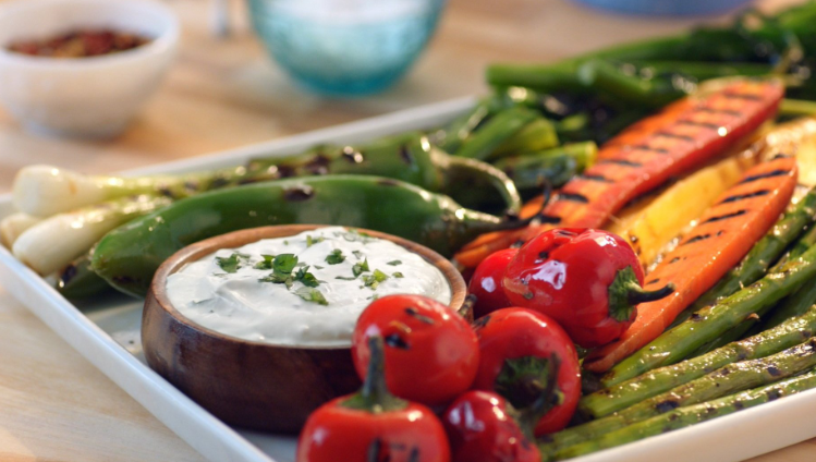 Meyenberg Goat Milk Recipe Cilantro Yogurt Veggie Dip